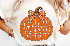 Pumpkin Patch Crew Fall PNG Sublimation Product Image 6
