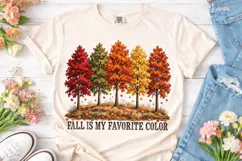Fall Is My Favorite Color PNG Shirt Desi Product Image 2