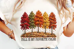 Fall Is My Favorite Color PNG Shirt Desi Product Image 1