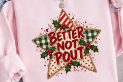 Better Not Pout Christmas PNG Shirt Product Image 3