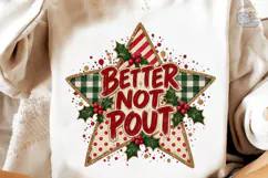 Better Not Pout Christmas PNG Shirt Product Image 4