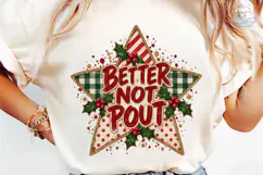 Better Not Pout Christmas PNG Shirt Product Image 1