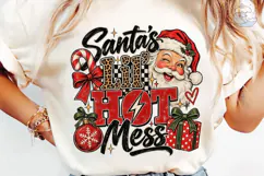 Santa's Hot Mess PNG Sublimation Design Product Image 6