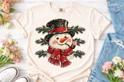 Festive Snowman PNG Sublimation Design Product Image 2