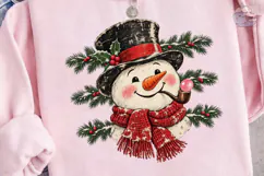 Festive Snowman PNG Sublimation Design Product Image 3