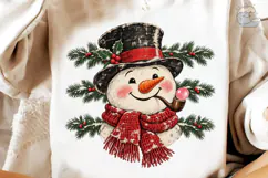 Festive Snowman PNG Sublimation Design Product Image 4
