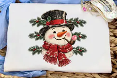 Festive Snowman PNG Sublimation Design Product Image 5