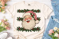 Santa Face Christmas PNG Sublimation Des Product Image 2