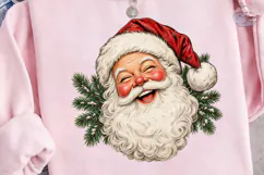 Vintage Santa Face PNG Shirt Design Product Image 3