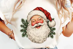 Vintage Santa Face PNG Shirt Design Product Image 6