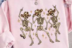 Dancing Skeleton Cowboys PNG Sublimation Product Image 3
