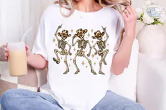 Dancing Skeleton Cowboys PNG Sublimation Product Image 4