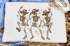 Dancing Skeleton Cowboys PNG Sublimation Product Image 5