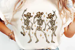 Dancing Skeleton Cowboys PNG Sublimation Product Image 6