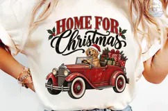 Home for Christmas Dog PNG Sublimation D Product Image 6