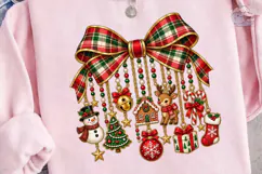 Christmas Ornament Bow PNG Sublimation D Product Image 3