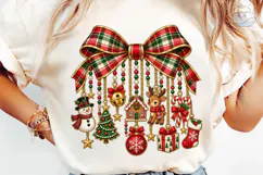 Christmas Ornament Bow PNG Sublimation D Product Image 6