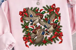Christmas Ducks PNG Sublimation Shirt De Product Image 3
