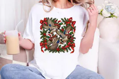 Christmas Ducks PNG Sublimation Shirt De Product Image 1