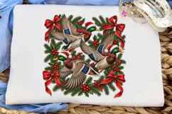 Christmas Ducks PNG Sublimation Shirt De Product Image 5