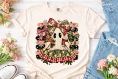 Christmas Ghost PNG Sublimation Shirt De Product Image 2