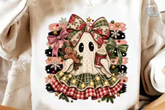 Christmas Ghost PNG Sublimation Shirt De Product Image 4