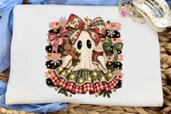 Christmas Ghost PNG Sublimation Shirt De Product Image 5