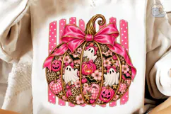 Pink Halloween Pumpkin PNG Sublimation S Product Image 4