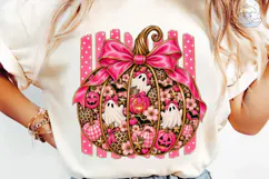 Pink Halloween Pumpkin PNG Sublimation S Product Image 6
