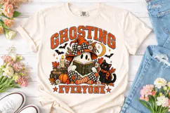 Ghosting Everyone Halloween PNG Shirt Product Image 2