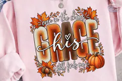 Even in the Chaos Pumpkin Fall PNG Shirt Product Image 3
