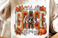 Even in the Chaos Pumpkin Fall PNG Shirt Product Image 1