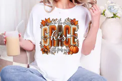 Even in the Chaos Pumpkin Fall PNG Shirt Product Image 4
