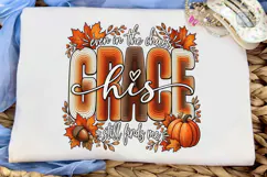 Even in the Chaos Pumpkin Fall PNG Shirt Product Image 5