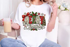 Merry Christmas PNG Sublimation Design Product Image 1