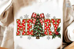 Merry Christmas PNG Sublimation Design Product Image 4