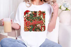 Merry Christmas PNG Sublimation Design Product Image 1