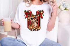 Cool Reindeer Sunglasses PNG Sublimation Product Image 3