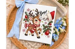 Cute Reindeer Boop PNG Sublimation Desig Product Image 3