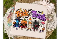 Trick or Treat Halloween PNG Sublimation Product Image 1