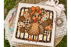 Autumn Turkey PNG Sublimation Shirt Desi Product Image 2