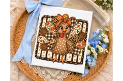 Autumn Turkey PNG Sublimation Shirt Desi Product Image 3