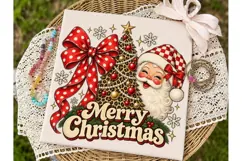 Merry Christmas Santa PNG Shirt Design Product Image 2