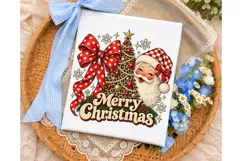 Merry Christmas Santa PNG Shirt Design Product Image 3