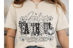 God is Faithful Fall Season PNG Sublimat Product Image 2