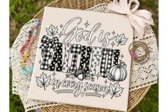 God is Faithful Fall Season PNG Sublimat Product Image 3