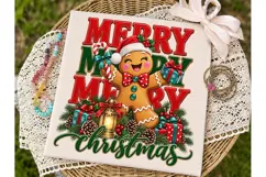 Merry Merry Christmas Gingerbread PNG Su Product Image 2