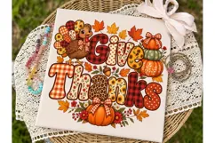 Give Thanks Pumpkin PNG Shirt Design Product Image 2