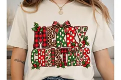 Merry Christmas PNG Sublimation Shirt De Product Image 1