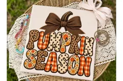 Pumpkin Season PNG Sublimation Shirt Des Product Image 2